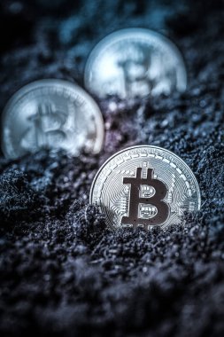 Dünyadaki bitcoin - kripto para birimi madencilik kavramı