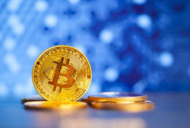 Kripto para birimleri kavramı - bitcoin, litekoin, ethereum