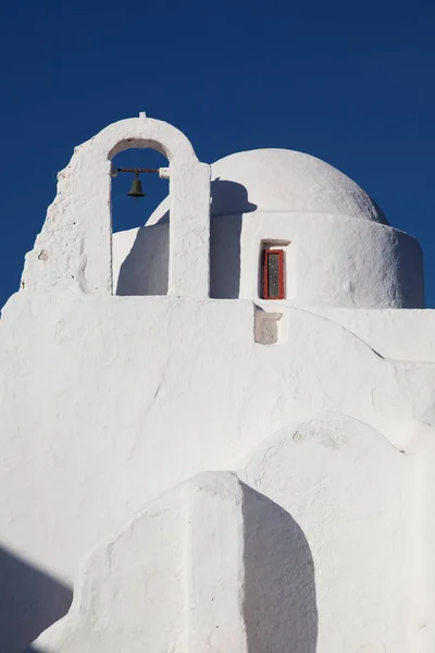 Igreja Paraportiani Século Xiv Ilha Míconos Grécia — Fotografia de Stock