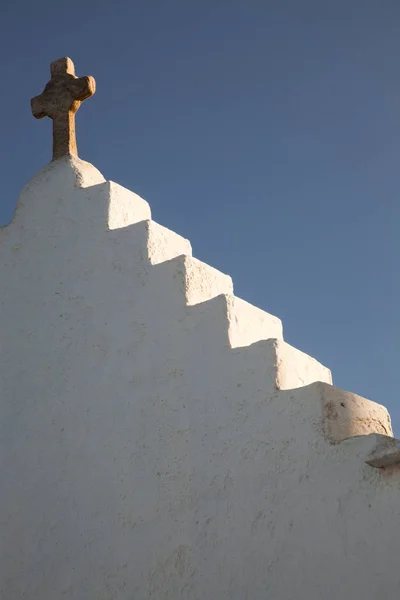 Minimalistische Griekse Kerk Detail — Stockfoto