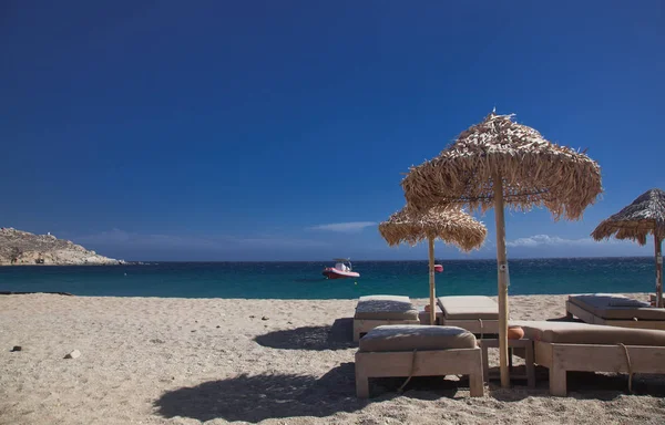 ミコノス島の美しいビーチギリシャ — ストック写真