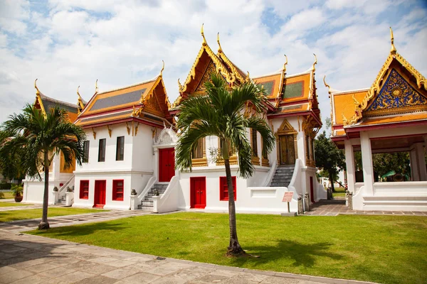Wat Benchamabopit, de marmeren tempel, Bangkok, Thailand — Stockfoto