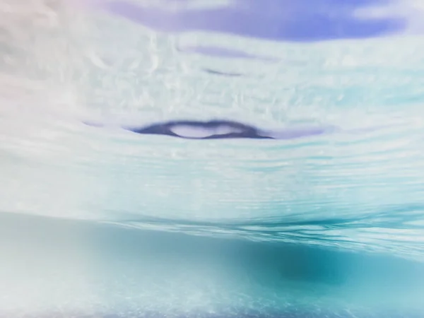 푸른 바다 의수중 배경 — 스톡 사진