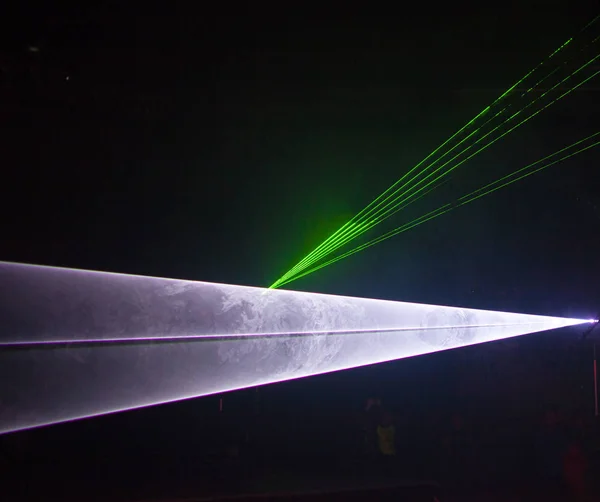 Футуристичні вогні. Кіберпанк фону. Абстрактні лазери світяться — стокове фото