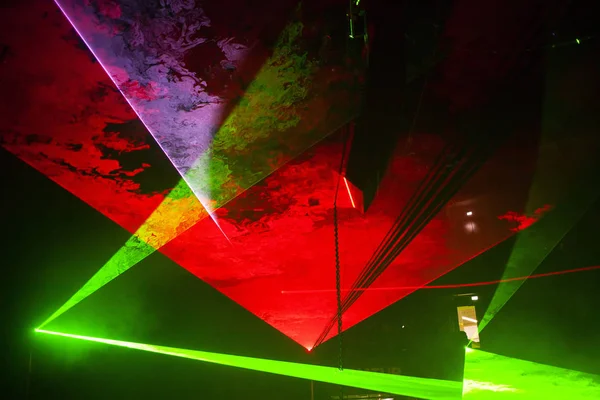 Futuristic lights. Cyberpunk background. Abstract lasers  glowin — Stock Photo, Image