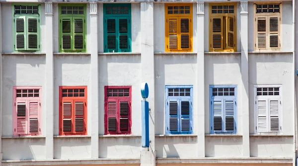 Background of jolly colorful windows — Stock Photo, Image