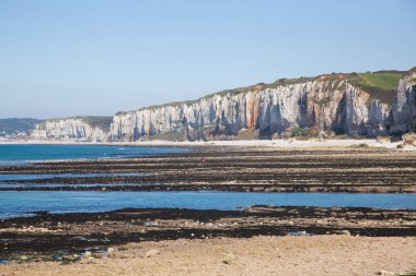 Sahilde Balıkçı Tekneler Yport Üst Normandiya