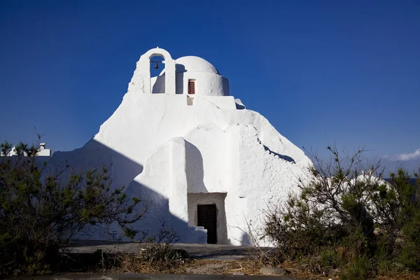 Ναός Παραπορτιανής του 14th αιώνα στο νησί της Μυκόνου, Greec — Φωτογραφία Αρχείου