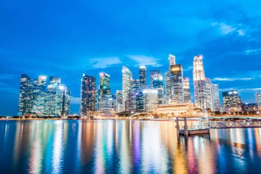 Singapur, Singapur-Mart 2019: Downtown çekirdek gökdelenler tarafından 