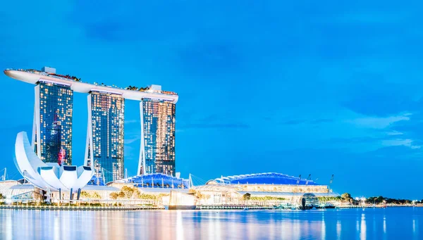 シンガポール、シンガポール -2019年3月:シンガポール・マリーナBのスカイライン — ストック写真