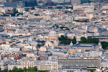 paris, Fransa üzerinden havadan görünümü
