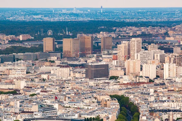 パリ、フランスの空撮 — ストック写真