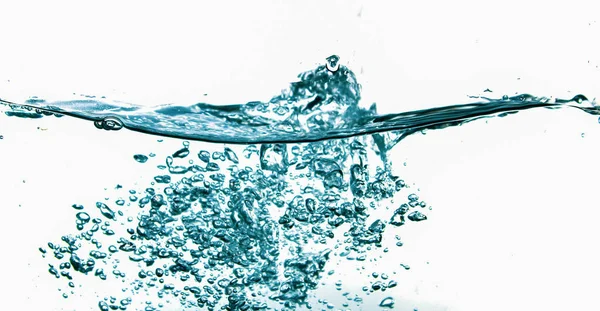 Superficie de agua abstracta y fondo de gotas de agua —  Fotos de Stock