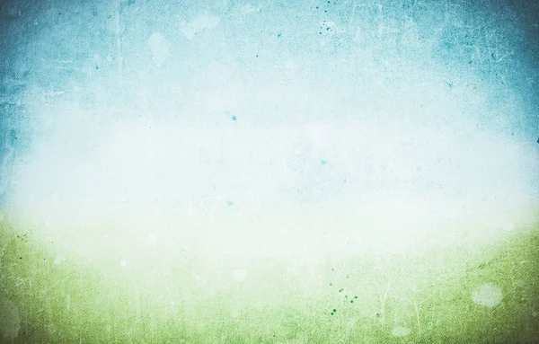 Eski kağıt arkaplan yeşil ve mavi ilkbahar — Stok fotoğraf