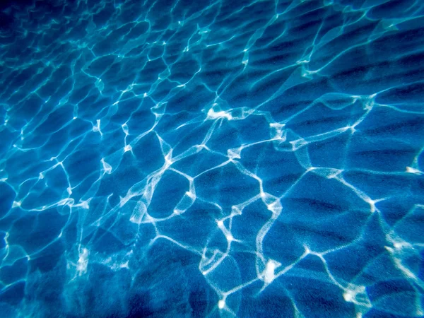 Tropisch Blauer Ozean Unter Wasser Hintergrund Luxus Natur Muster — Stockfoto