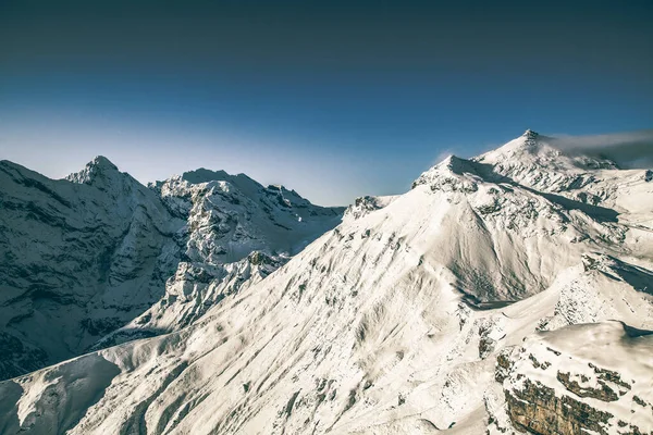 Csodálatos Havas Csúcsok Svájci Alpokban Jungfrau Régió Schilthorn — Stock Fotó