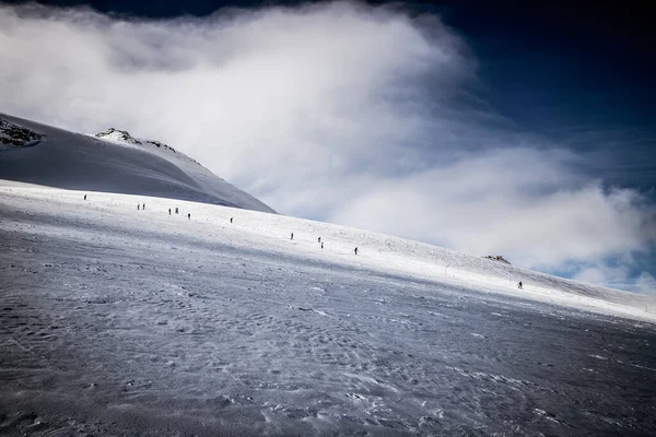 瑞士阿尔卑斯山马特宏山令人惊奇的冬季风景 — 图库照片
