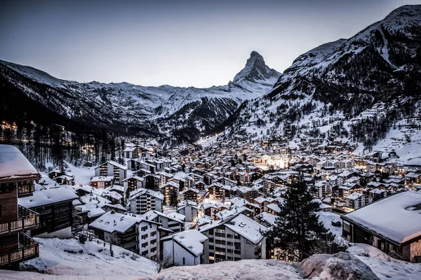 Amazing View Matterhorn Peak Zermatt — 스톡 사진