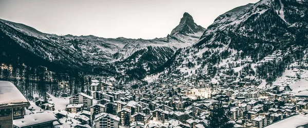 Amazing View Matterhorn Peak Zermatt — 스톡 사진