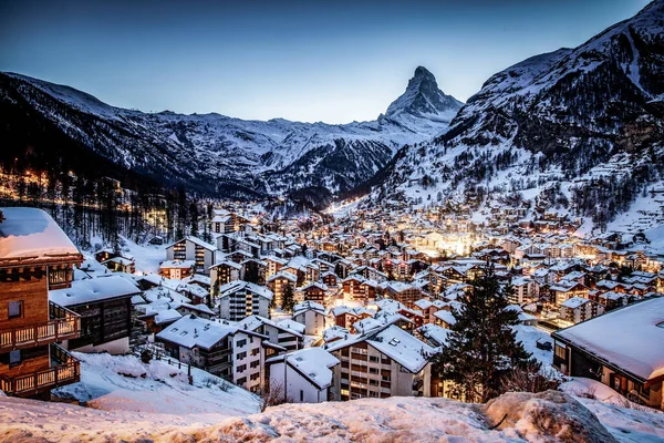 Amazing View Matterhorn Peak Zermatt — 스톡 사진