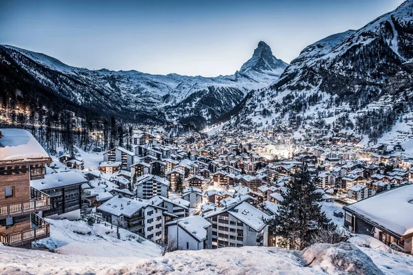 Amazing View Matterhorn Peak Zermatt — 스톡 사진