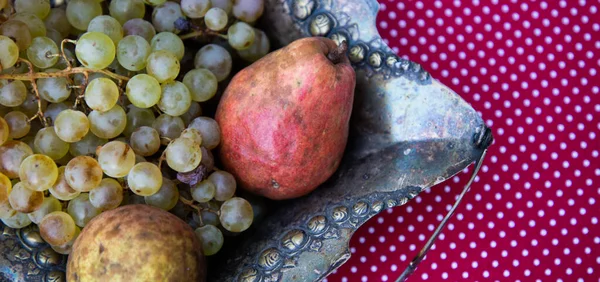 Fresh Autumn Fruits Vegetables Thanksgiving — Stock Photo, Image