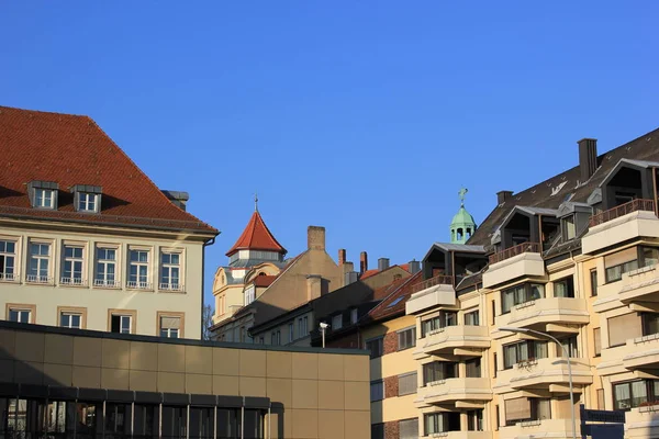 Detalles Las Ciudades Arquitectura Alemana Caracteriza Por Una Gran Diversidad —  Fotos de Stock