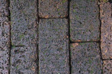 Tuğla zemin yakın arka plan ve doku