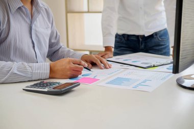 İç Gelir İdaresi 'nin belgeyi kontrol etmede kaydettiği ilerlemeyi gösteren mali rakamları analiz eden bir iş danışmanı. Denetim kavramı