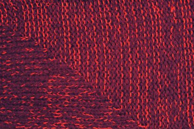 Örme doku arka plan mercan. Tonda soyut