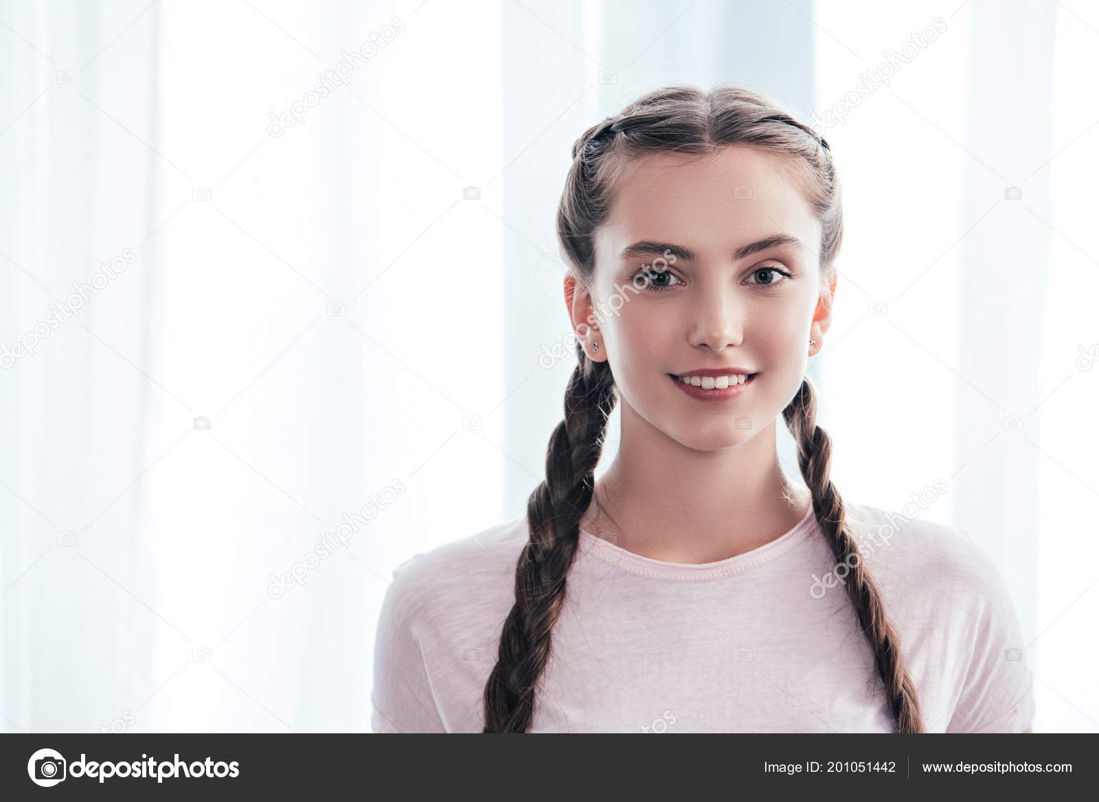 Non Nude Teen Girls In Pigtails