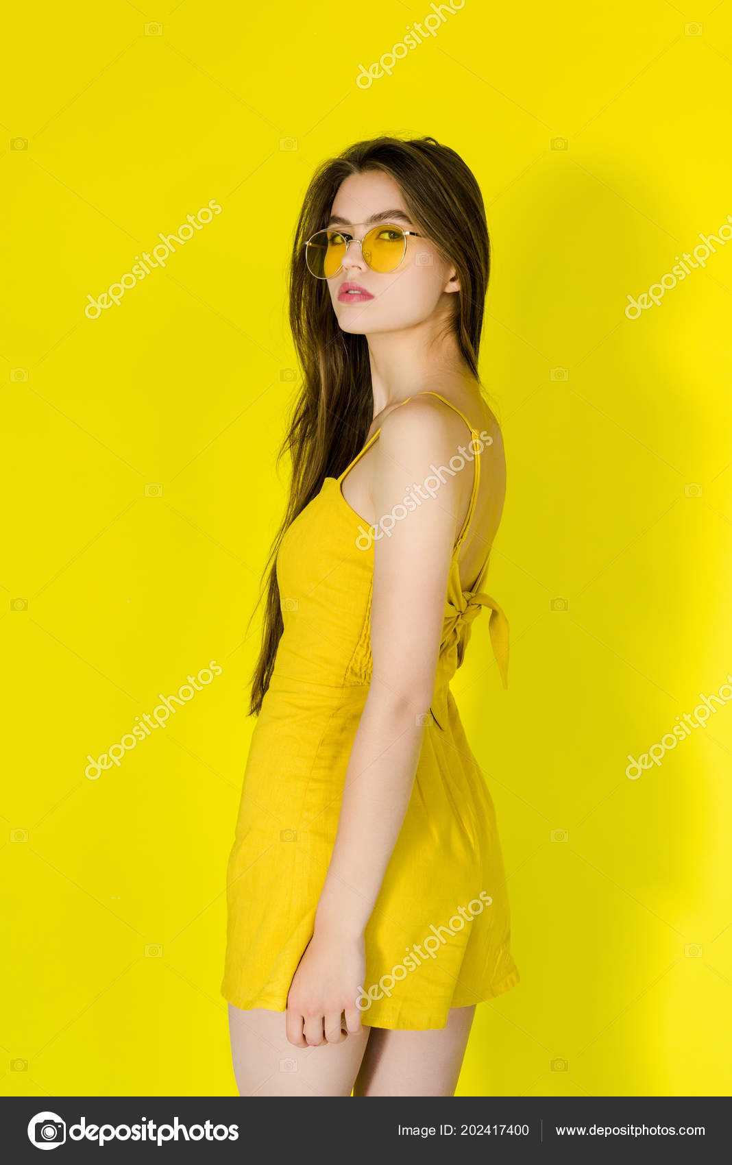 yellow dress image