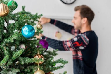 Noel kazağı Noel ağacı oyuncaklar asılı adam