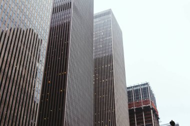 new york city ve berrak gökyüzü, ABD mimarisi ile kentsel sahne
