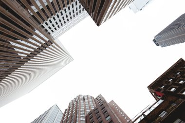 gökdelenler görünümünü alt ve new york City, ABD gökyüzü temizleyin