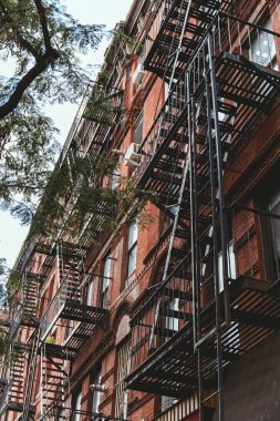 new york city, ABD eski bina düşük açılı görünüş