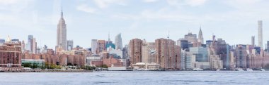 panoramic view of new york city, usa clipart