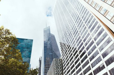 New York, ABD gökdelenlerin düşük açılı görünüş