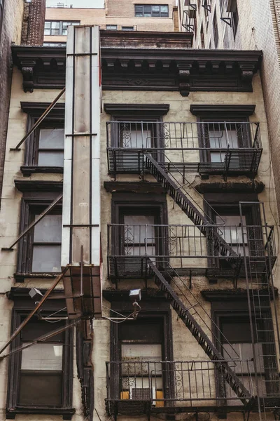 Miejski Scena Budynku Nowym Jorku Stany Zjednoczone Ameryki — Darmowe zdjęcie stockowe