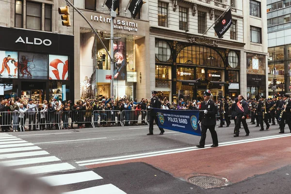 Nova Iorque Eua Outubro 2018 Desfile Cidade Rua Nova York — Fotografia de Stock