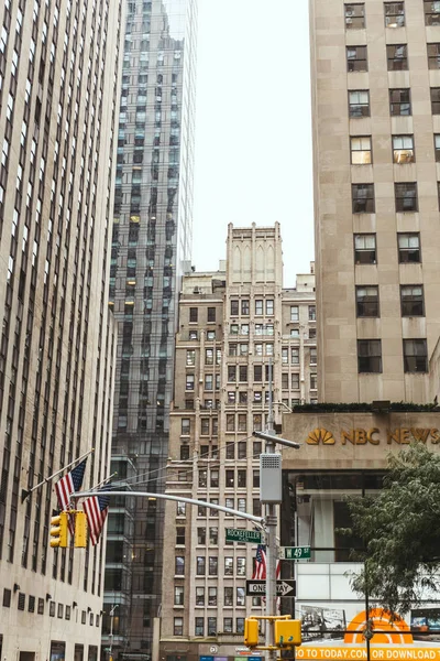 Νέα Υόρκη Ηπα Οκτωβρίου 2018 Χαμηλή Γωνία Θέα Της Νέας — Φωτογραφία Αρχείου