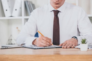 çalışma alanı, tazminat talep doldurma işadamı kırpılmış görünümü