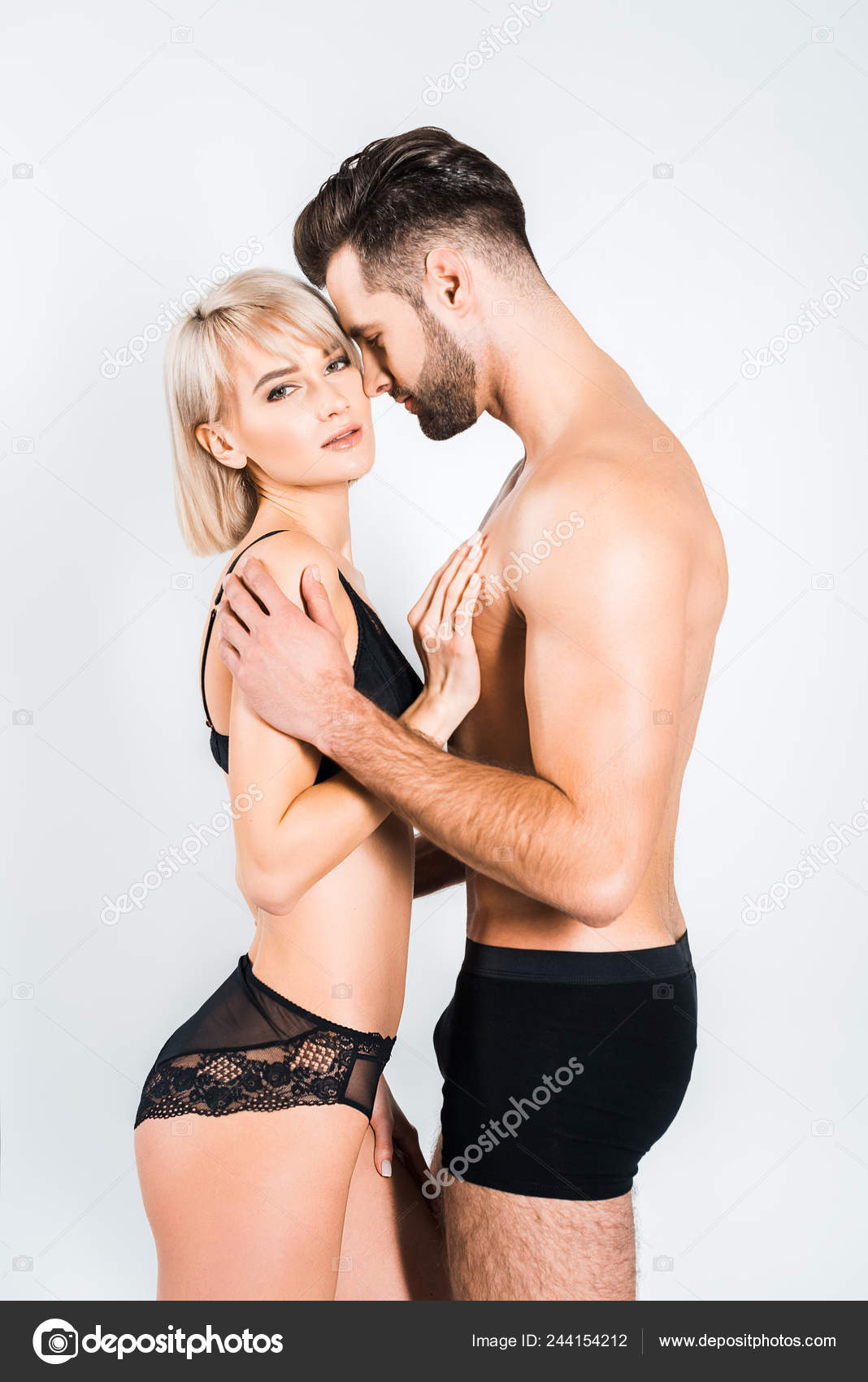 Intimate Couple Goals Underwear Bubbly Printed Design Sculpting Lovers Match 