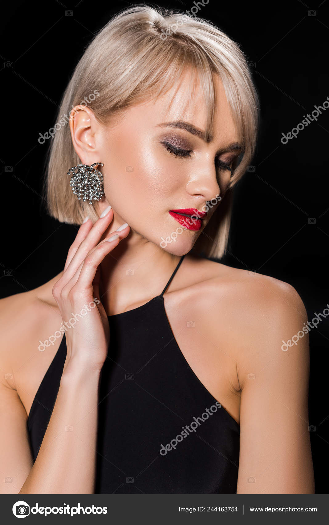 Details 188+ earrings for black dress latest