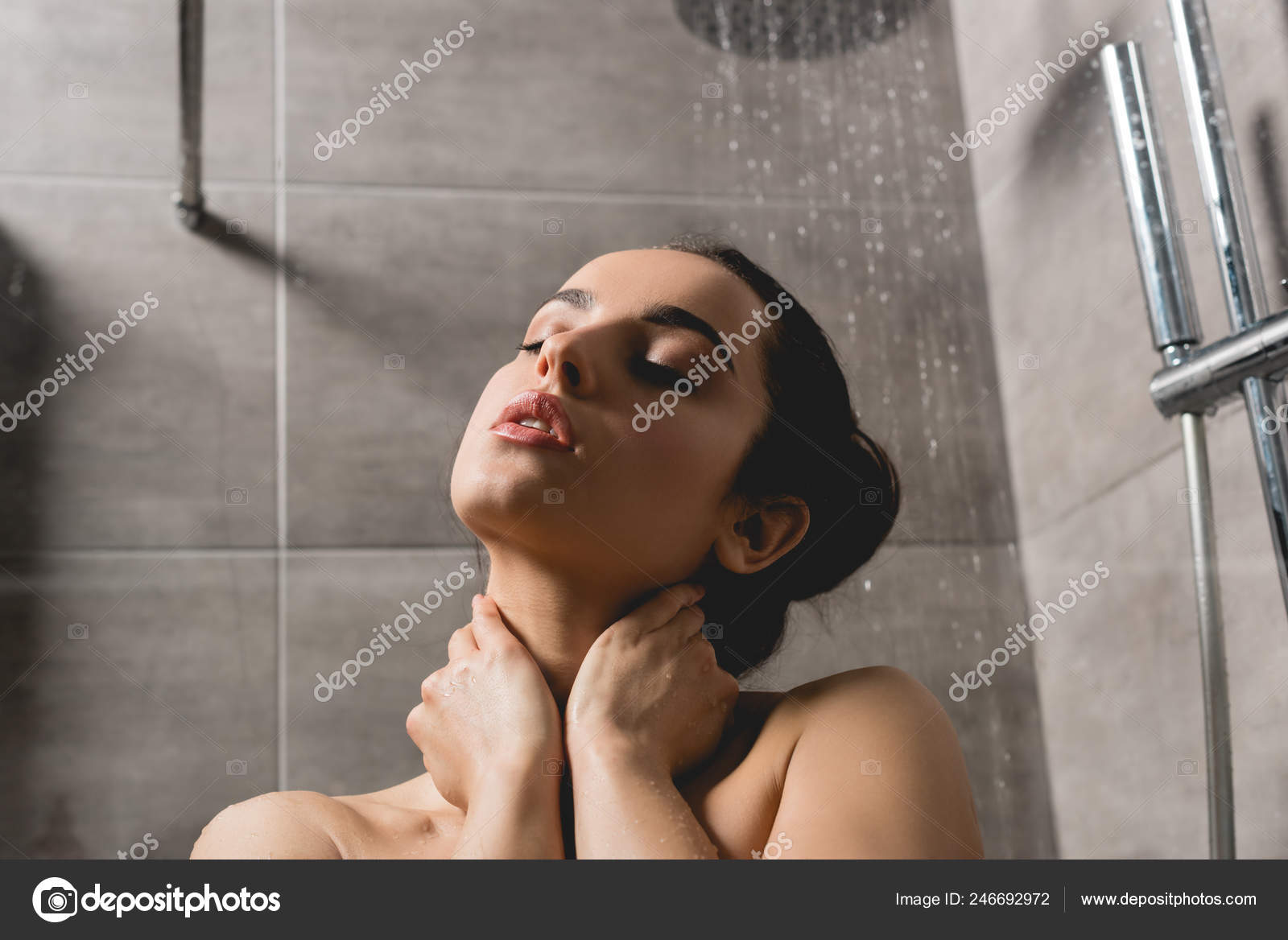 Women Nude Shower