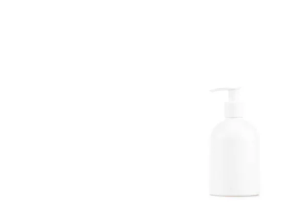 White Cosmetic Bottle Spray Isolated White — Stock Photo, Image