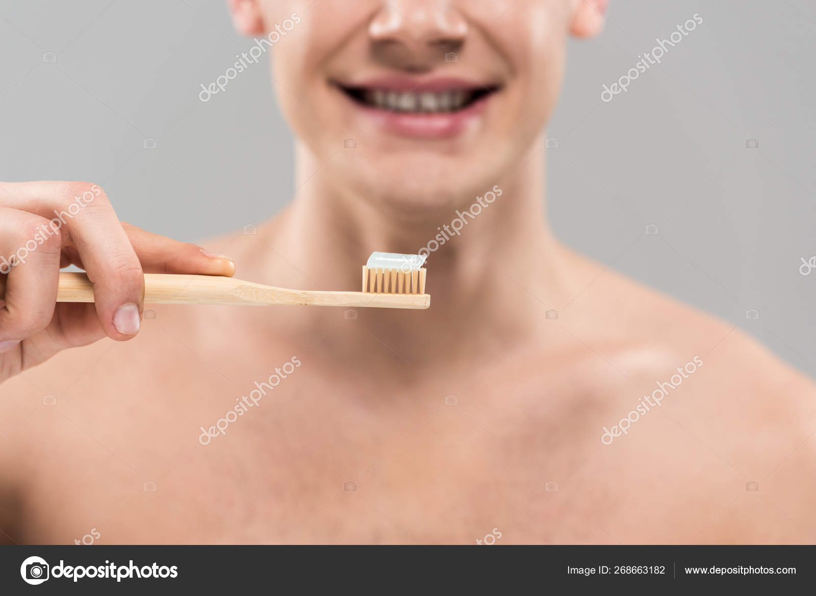 wooden brush teeth