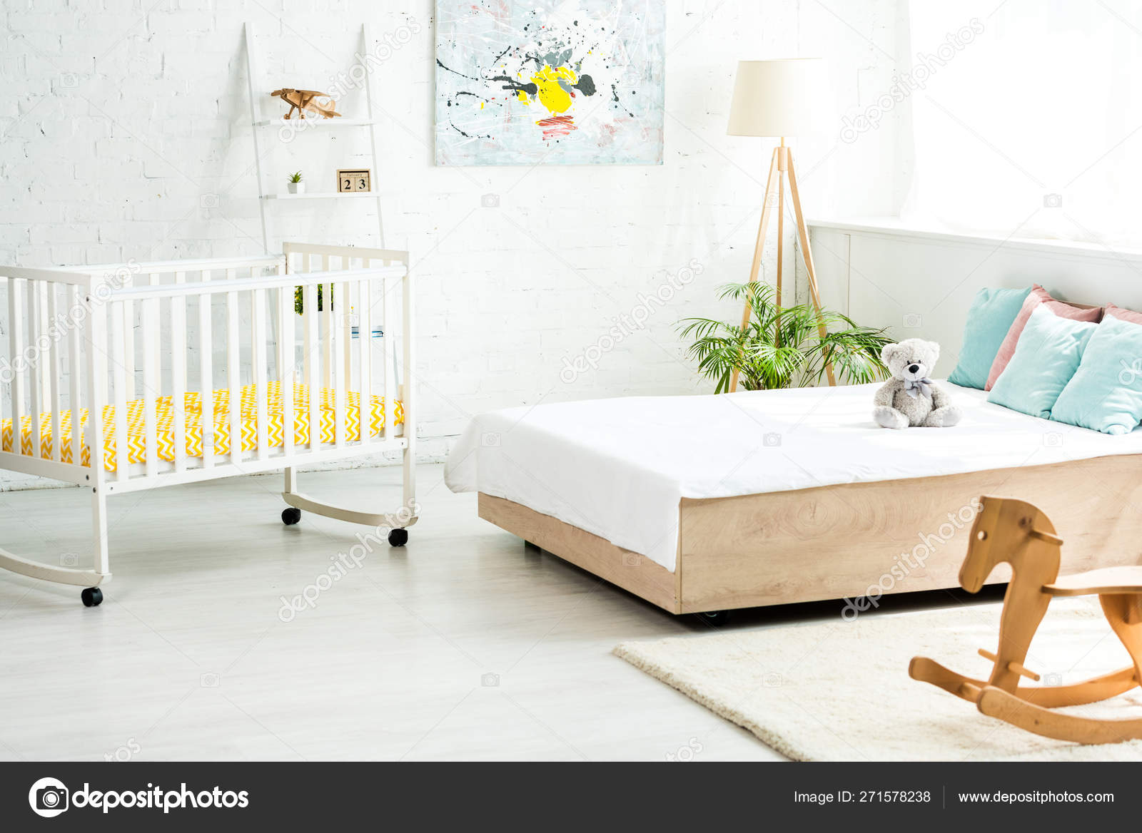 teddy bear crib bedding
