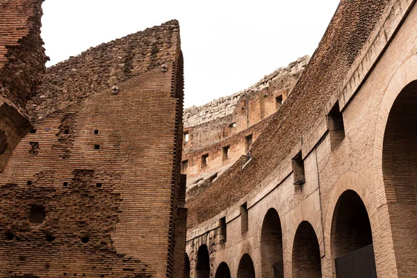 Roma Italia Giugno 2019 Ruderi Strutturati Antichi Edifici — Foto Stock