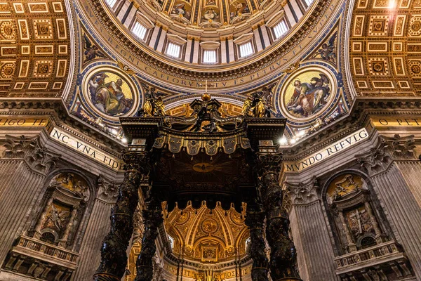 Řím Itálie Červen 2019 Interiér Vatikánského Muzea Starými Freskami Sochami — Stock fotografie